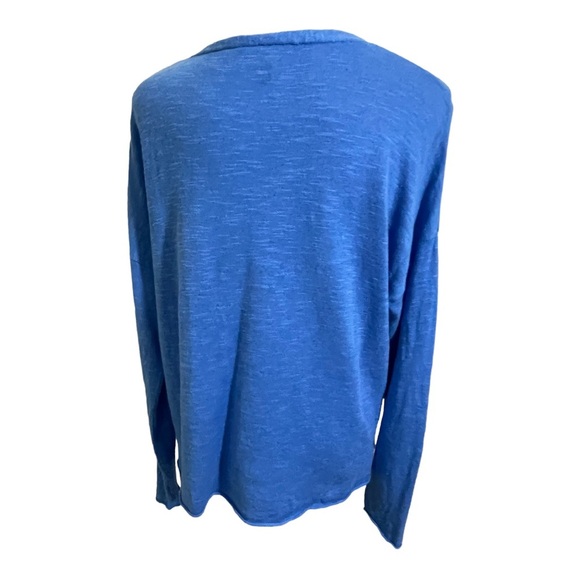 Eileen Fisher womens V-Neck organic linen cotton blend sweater top medium - Picture 8 of 13